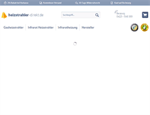 Tablet Screenshot of heizstrahler-direkt.de